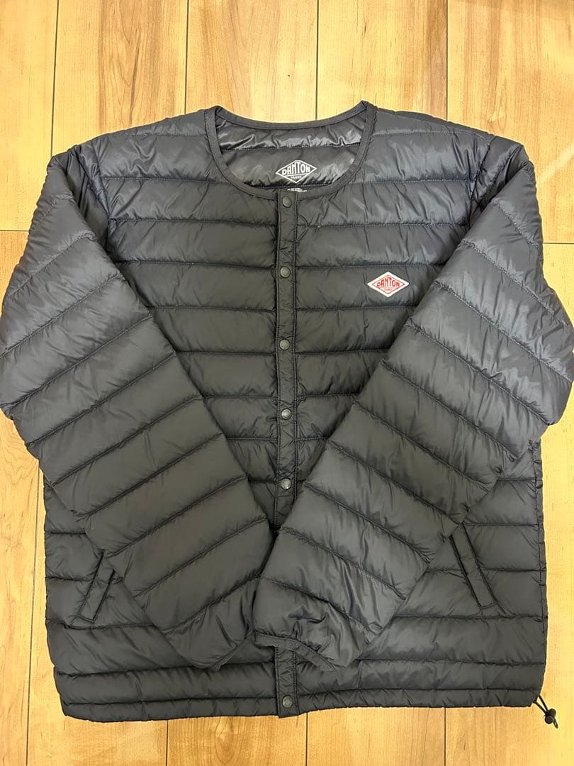 danton ダントン インナーダウンジャケット 44サイズ ブラック