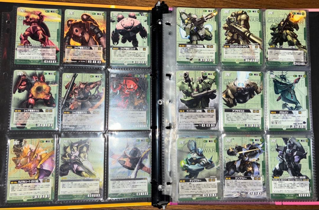 ガンダムウォー　引退品　緑、緑ダブルオーセット　売り