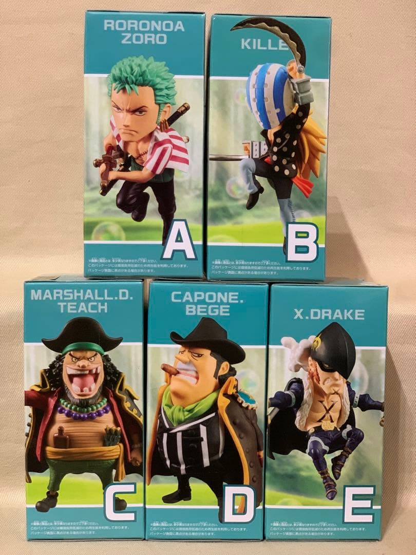 ワンピース ワーコレ 最悪の世代1 全5種 最悪の世代2 全5種 コンプリート