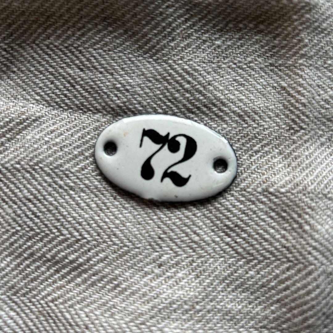 フランス　アンティーク　ホーロー ナンバー　プレート