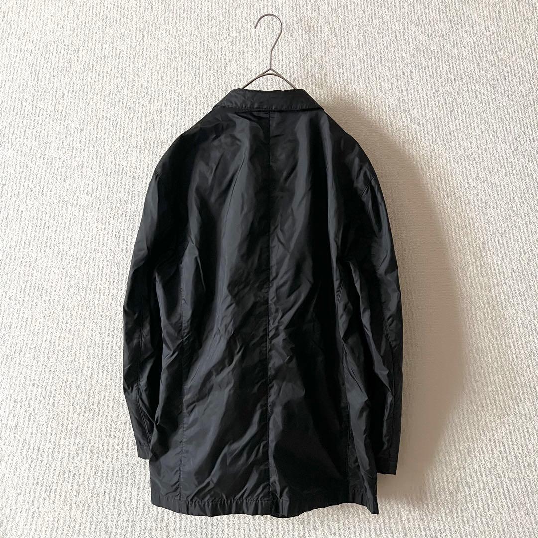 90s エンポリオアルマーニ テーラードジャケット 裏地切替 46 ブラック