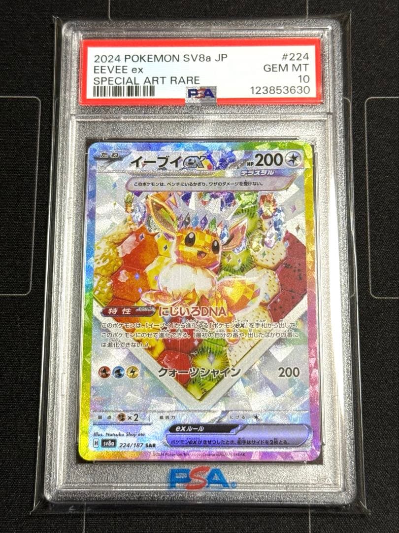 PSA10 イーブイex SAR テラスタルフェスex ポケモンカード