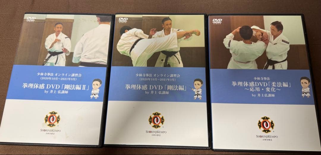拳理体感 DVD セット 剛法編I・II 柔法編